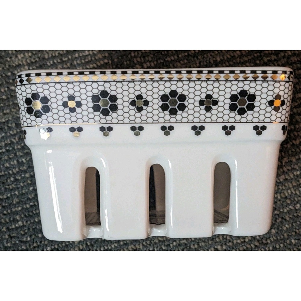 Anthropologie Bistro Mosaic Tile MON CHERI Berry Basket Fruit Serving Bowl - Picture 4 of 8
